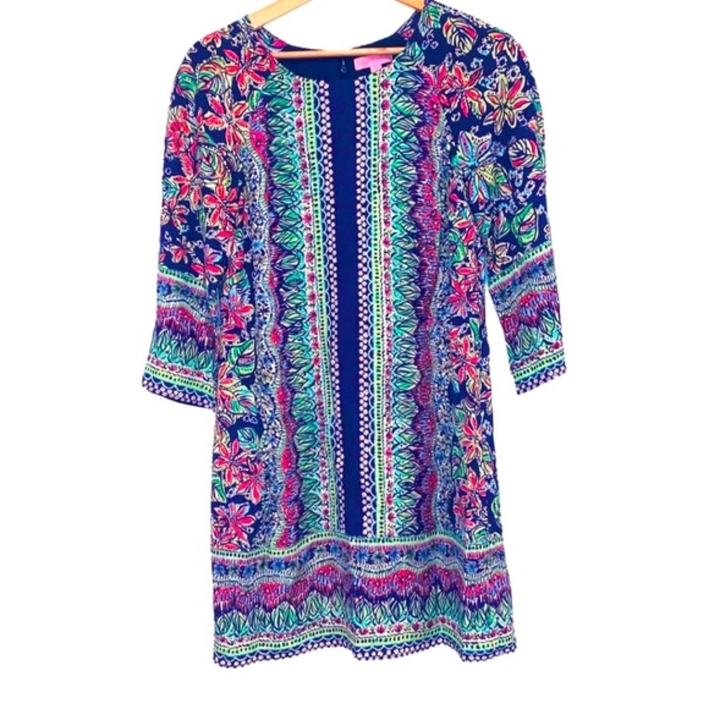 Lilly Pulitzer Vibrant Floral Mini Dress